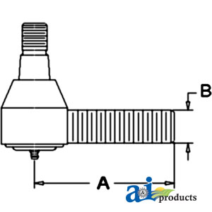 UM2220   Tie Rod End-4 WD---Replaces 1821234M91